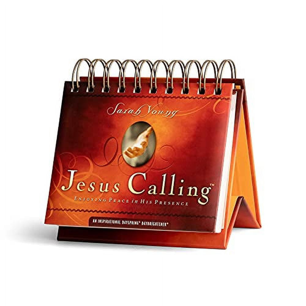 Dayspring - Flip Calendar - Jesus Calling by Sarah Young - 75621 Orange, 5  12 x 5 14 x 1 12 - Walmart.com