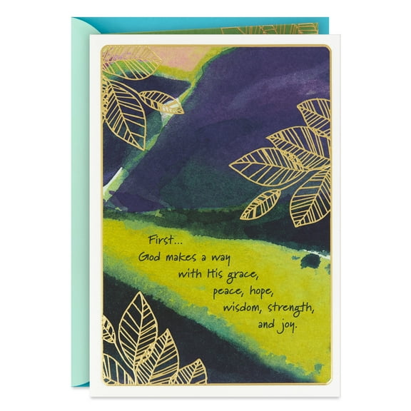 DaySpring Religious Thinking of You Card (God Makes a Way With His Grace)
