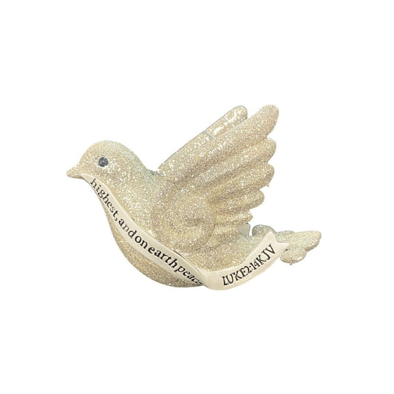 Dayspring Nativity Stable Mary Joseph & Baby Jesus Holiday Christmas Ornament