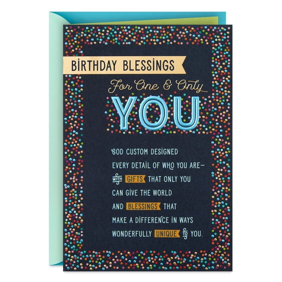 Dayspring Religious Birthday Greeting Card (Blessings for You)