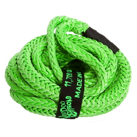 Daystar 1300007 Recovery Strap 20 Feet Green Braided Nylon With Urethane Polymer Coating