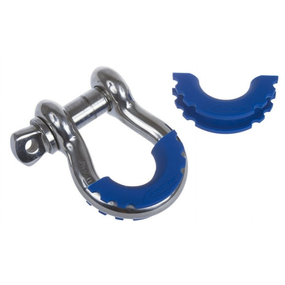 Daystar International D-Ring Isolators, Fits Std 3/4 D-Rings/Shackles, Blue