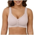 thumbnail image 1 of Daystry Front-close Bra Wirefree Shaping Bra Full Coverage Soft Light Comfort Breathable Bra for Women, 1 of 12