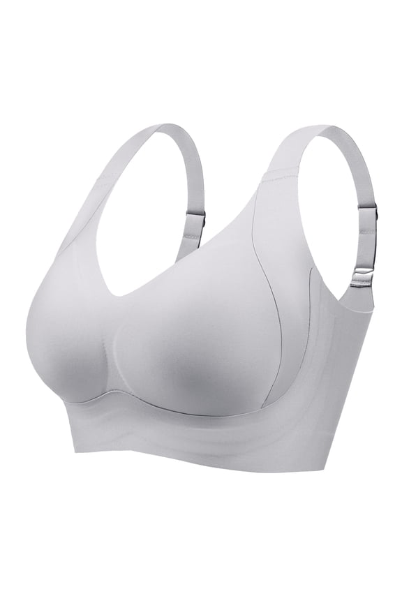 Plus Size Everyday Bras for Women Full Coverage Soft Sleep Wirefree Bras New Upgrade
