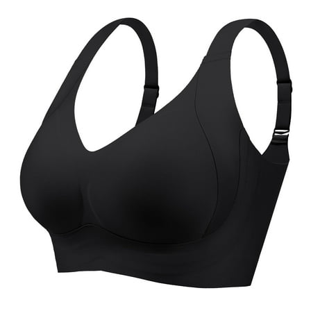 Daystry Plus Size Everyday Bras for Women Full Coverage Soft Sleep Wirefree Bras New Upgrade