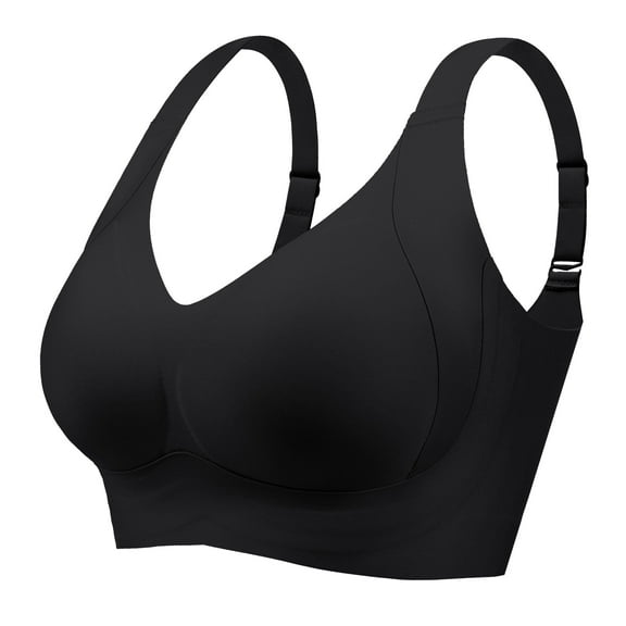 Daystry Plus Size Everyday Bras for Women Full Coverage Soft Sleep Wirefree Bras New Upgrade