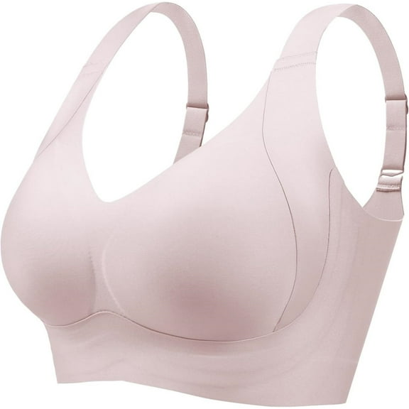 Daystry Plus Size Everyday Bras for Women Full Coverage Soft Sleep Wirefree Bras New Upgrade