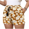 thumbnail image 1 of Daystry Womens Plus Size Casual Shorts Drawstring Summer Comfy Elastic Waist Lightweight Shorts Pull On Short with Pockets, 1 of 15