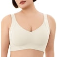 thumbnail image 1 of Daystry Womens Wireless Bras Full Coverage Comfortable Seamless Everyday Bras Soft Light Support Bras, 1 of 8