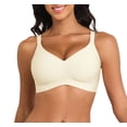 thumbnail image 1 of Daystry Womens Wireless Stripe Bras No Underwire Push Up Bra Comfort Seamless Supportive Full Coverage Everyday Bras without padding, 1 of 11
