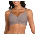 thumbnail image 1 of Daystry Womens Wireless Stripe Bras No Underwire Push Up Bra Comfort Seamless Supportive Full Coverage Everyday Bras without padding, 1 of 11