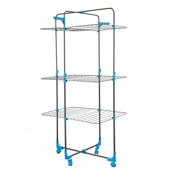 Daytek 3 Tier Extendable Steel Tower Clothes Drying Rack, 98 Feet Drying Space