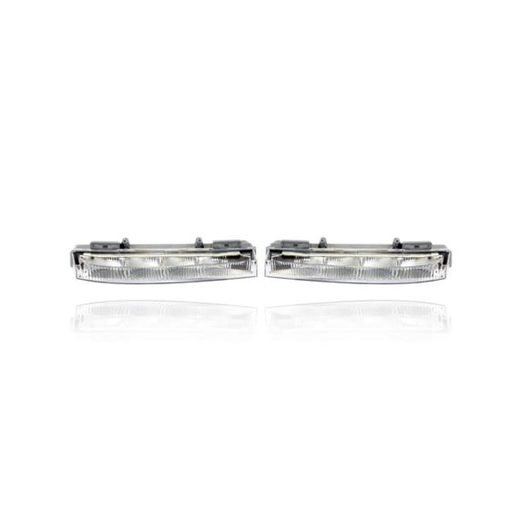 Daytime Running Light - Compatible/Replacement for '12-14 Mercedes-Benz C63 Sedan, 12-15 Coupe AMG/Sport - LED - Pair, Left Driver + Right Passenger Set - 2049064902, 2049064802