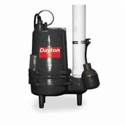 1/2 HP 2" Auto Submersible Sewage Pump 230V Tether 3BB89