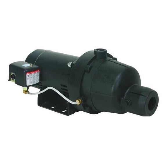 Dayton Shallow Well Jet Pump, Plastic, 1/2 HP 4HEY4