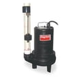 thumbnail image 1 of 1 HP 2" Auto Submersible Sewage Pump 230V Vertical 4LB99, 1 of 2