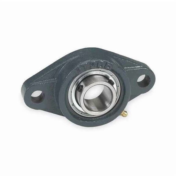 Dayton Flange Bearing, 2-Bolt, Ball, 1-1/4" Bore 3FCN7