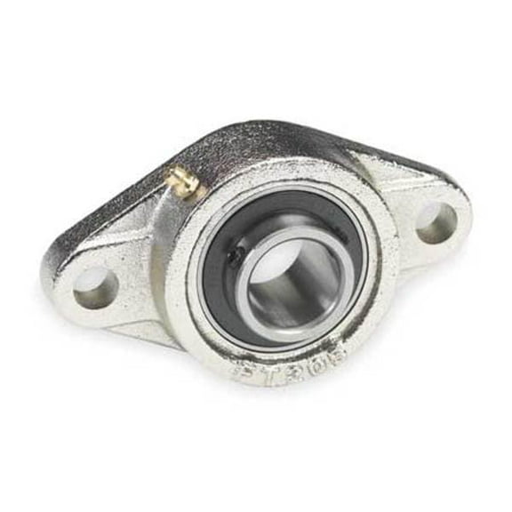Dayton Flange Bearing,2-Bolt,Ball,1" Bore 3FDE2