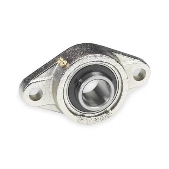 Dayton Flange Bearing,2-Bolt,Ball,1" Bore 3FDE2
