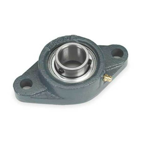Dayton Flange Bearing,2-Bolt,Ball,3/4" Bore 3FDA8