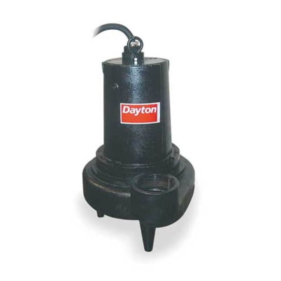 Dayton 2 HP 3" Manual Submersible Sewage Pump 230V 4LE17