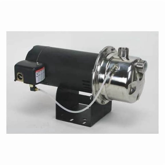 Shallow Well Jet Pump, SS, 3/4 HP 4HEZ1