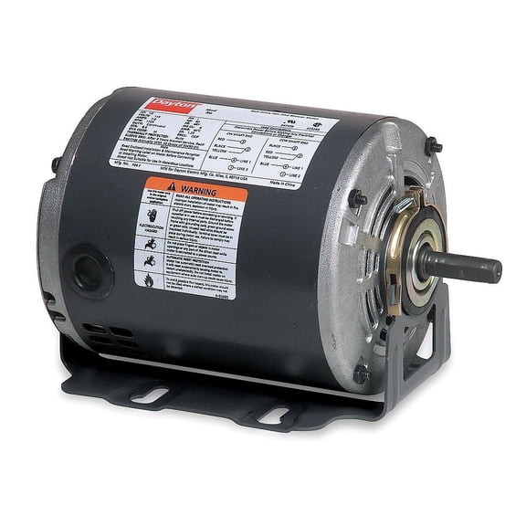 Dayton 3K091 Motor, 1/4 hp, 60Hz, Belt, Degrees_Fahrenheit, to Volts, Amps, ( CA2