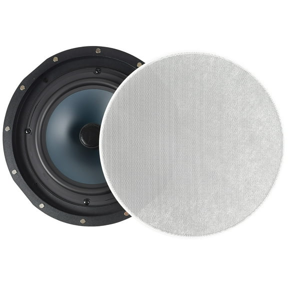 Dayton Audio Contractor Series CC80W In-Ceiling Speaker Set with 8-In. Woofers, 2 Count, CC80W