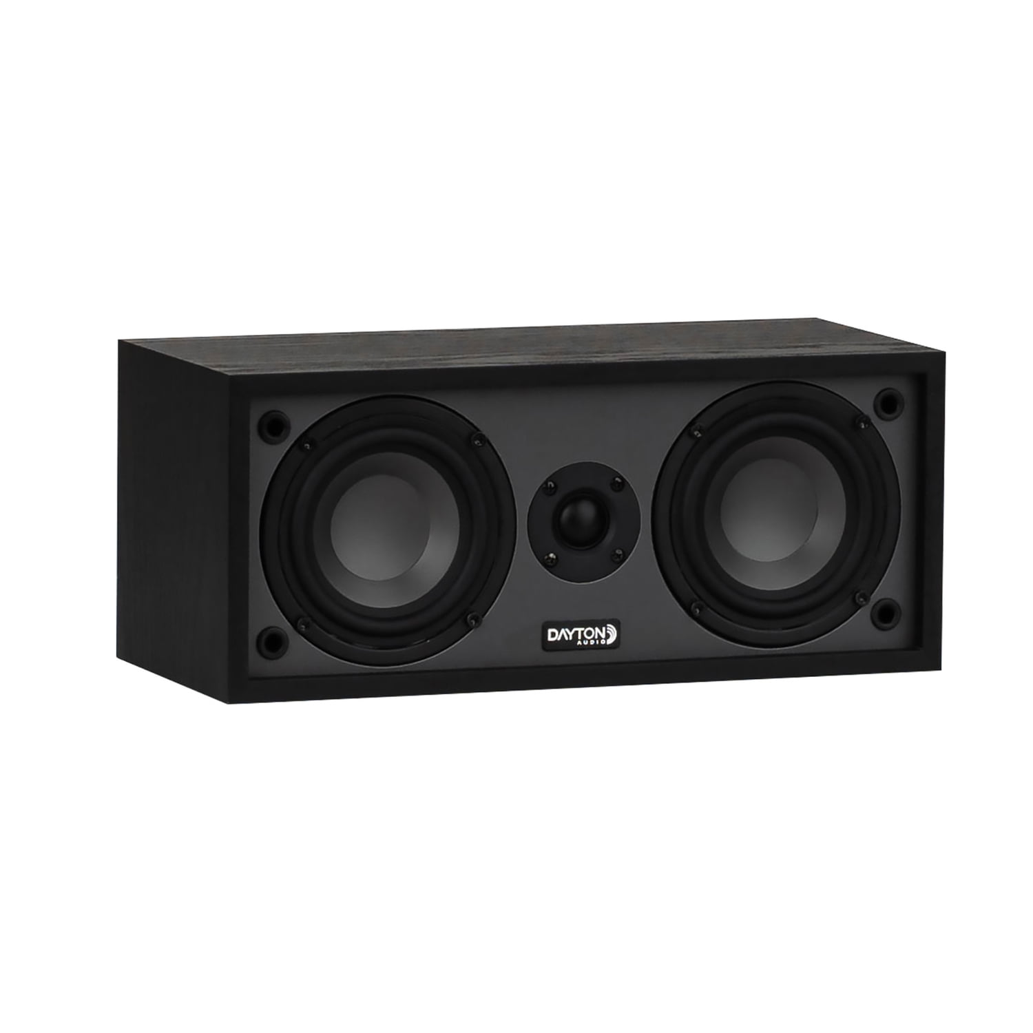 Dayton Audio Classic C40 Center Channel Speaker with Two 4-In. Woofers (Black)