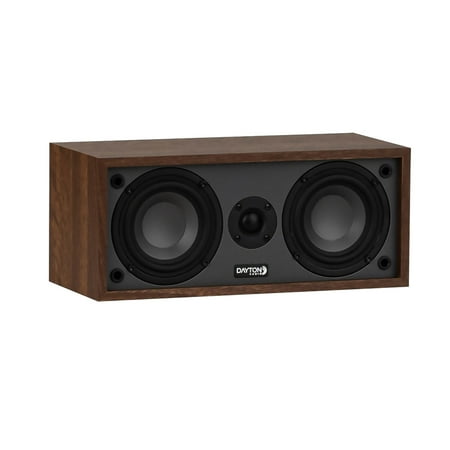Dayton Audio Classic C40 Center Channel Speaker with Two 4-In. Woofers (Oak)