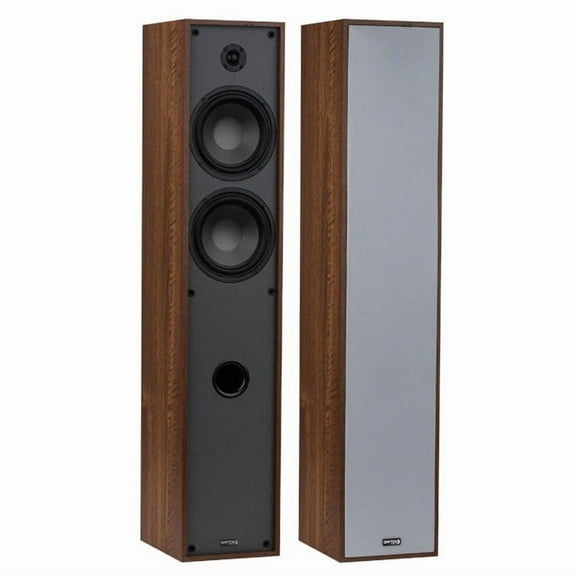 Dayton Audio Classic T65 Floor-Standing Tower Speaker Pair Wood