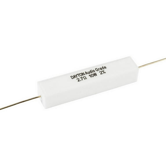Dayton Audio DNR-2.7 2.7 Ohm 10W Precision Audio Grade Resistor