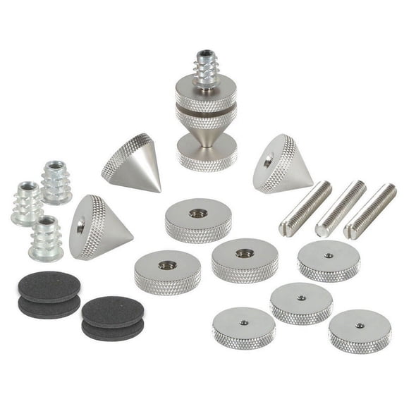 Dayton Audio DSS6-SN Satin Nickel Speaker Spike Set 4 Pcs.