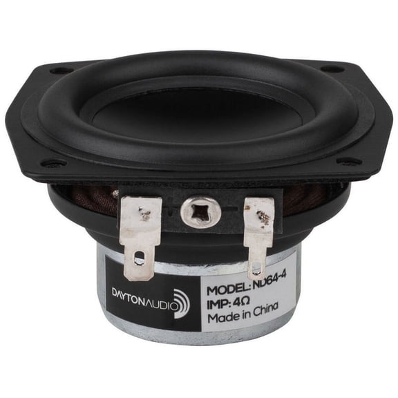 Dayton Audio ND64-4 2-1/2" Aluminum Magnesium Cone Full-Range Neo Driver 4 Ohm