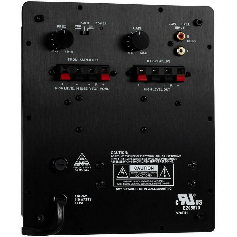 Dayton Audio SA70 サブウーファー アンプ 70W 新品未使用 Dayton Audio SA70 70W Subwoofer Plate Amplifier - Walmart.com