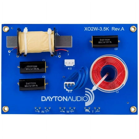 Dayton Audio XO2W-3.5K 2-Way Speaker Crossover 3,500 Hz