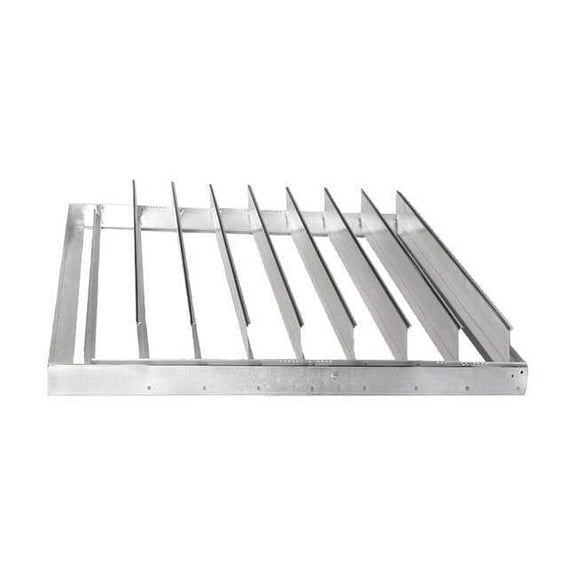 Dayton Backdraft Damper,Horizontal,42 Sq 6WRK7