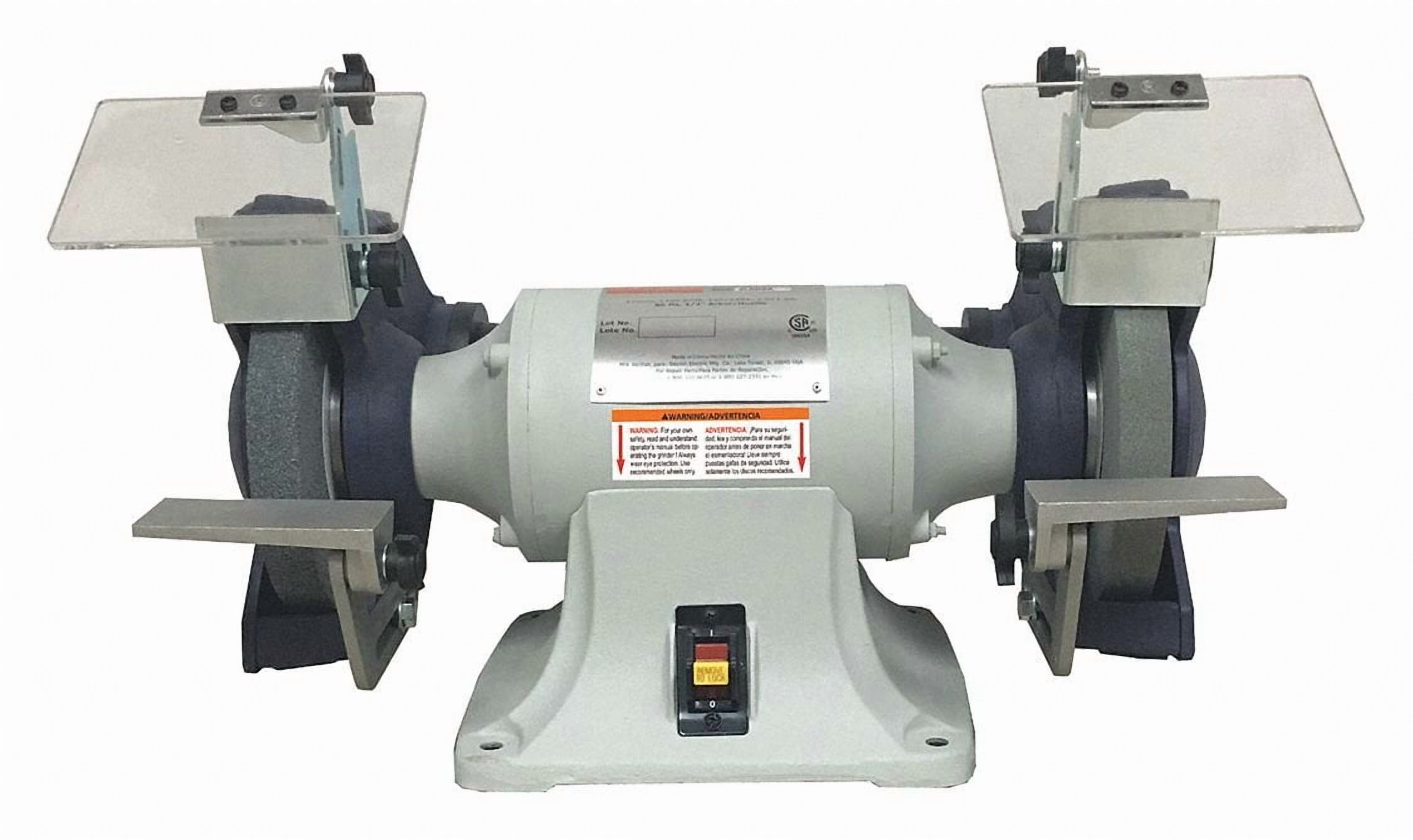 Dayton Bench Grinder, 7 In, 1/2 HP, 115V, 5 A CA3