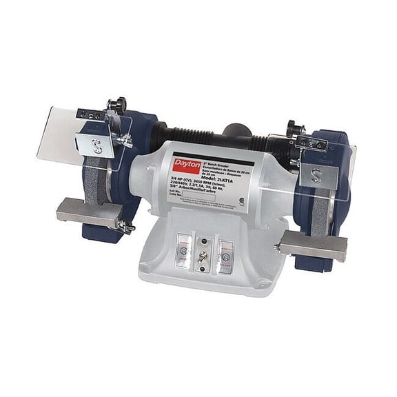 Dayton Bench Grinder,8",36/60 Grit,3/4HP 2LKT1