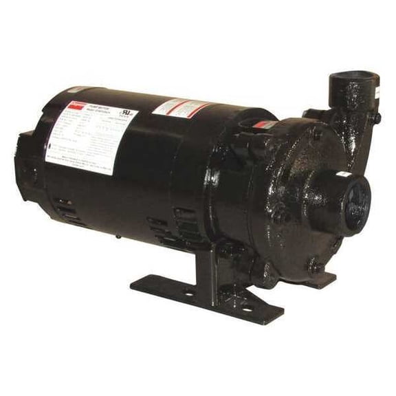 Dayton Booster Pump,1 1/2HP,3Phase,-230/460V 45MW21