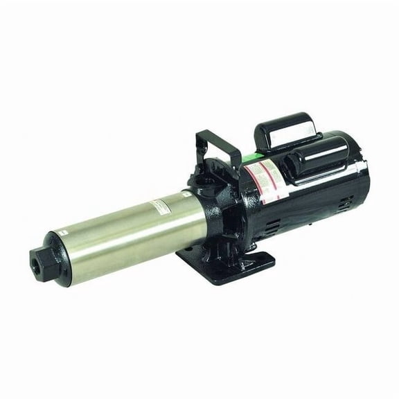 Booster Pump, 1 hp, 115/230V AC, 1 Phase, 3/4 in NPT Inlet Size, 12 Stage, 171 psi Max Pressure