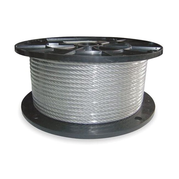 Dayton Wire Rope,250 ft L,3/32 in dia.,184 lb 2VJL6