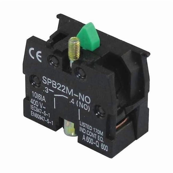 Dayton Contact Block,10 A,NO 20C816