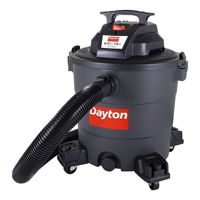 Dayton Contractor Wet/Dry Vacuum,12 gal,1,200 W 61HV84