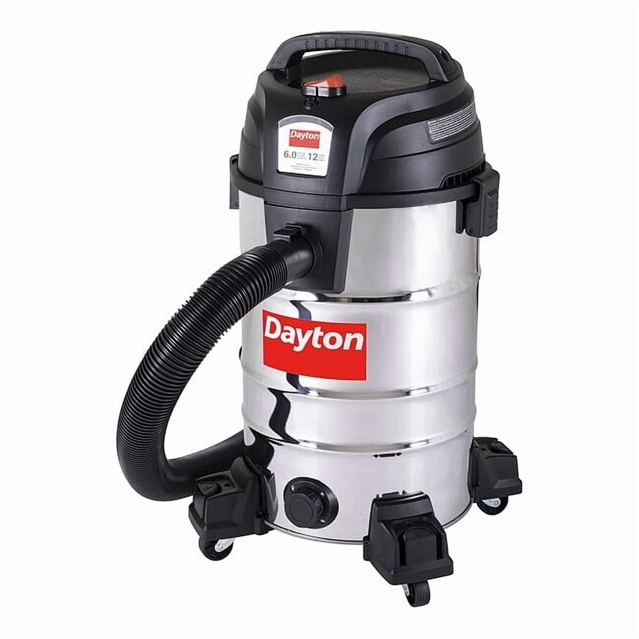 Dayton Contractor Wet/Dry Vacuum,12 gal,1,200 W 61HV86