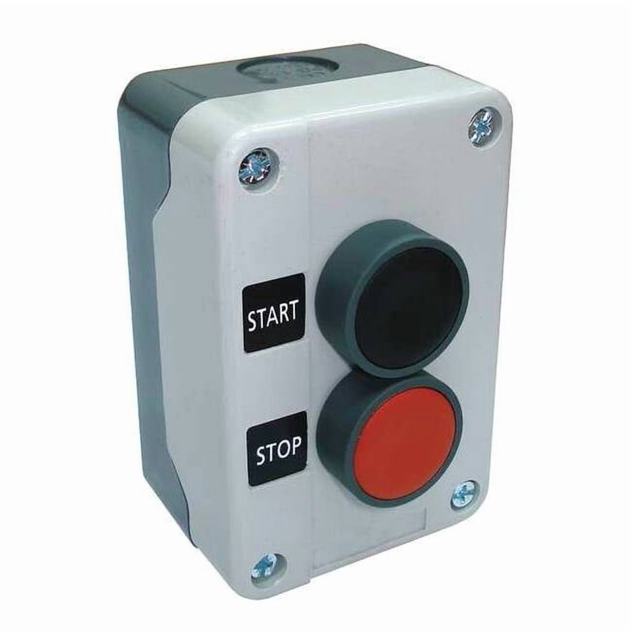 Dayton Control Station, 2 Push Buttons, Blk/Red 32W267 - Walmart.com