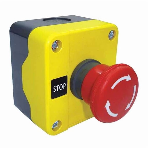 Dayton Control Station, Push Button, Red, 1NC 32W275