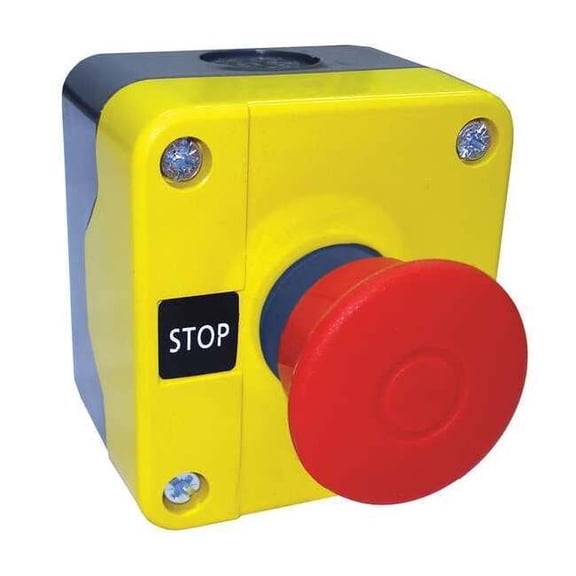 Dayton Control Station, Push Button, Red, 1NC 32W277