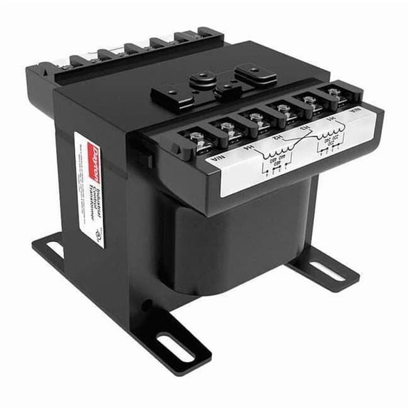 Dayton Control Transformer, 750 VA, 12/24V AC, 120V AC 31EJ03