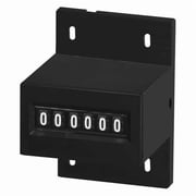 Dayton Counter,6 Digit,Base Mount,24VAC 1A789